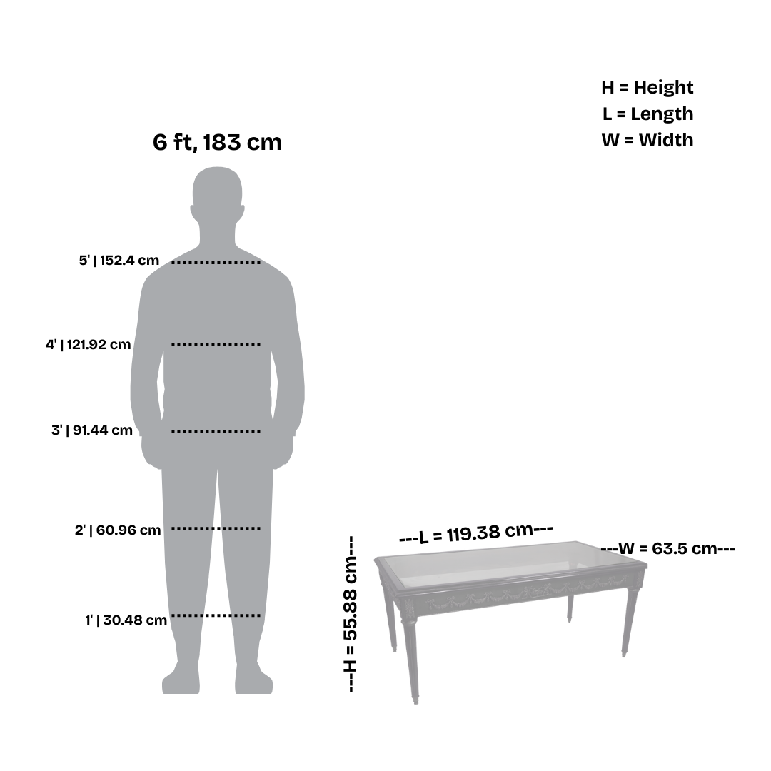 Louis XVI Style Gilt Bronze Mounted Mahogany Coffee Table