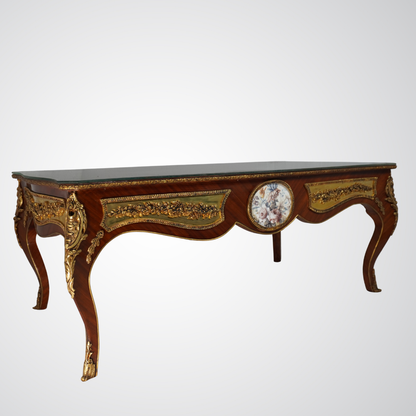 Antique Louis XV Style Gilt Bronze Mounted Coffee Table