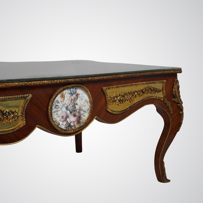 Antique Louis XV Style Gilt Bronze Mounted Coffee Table