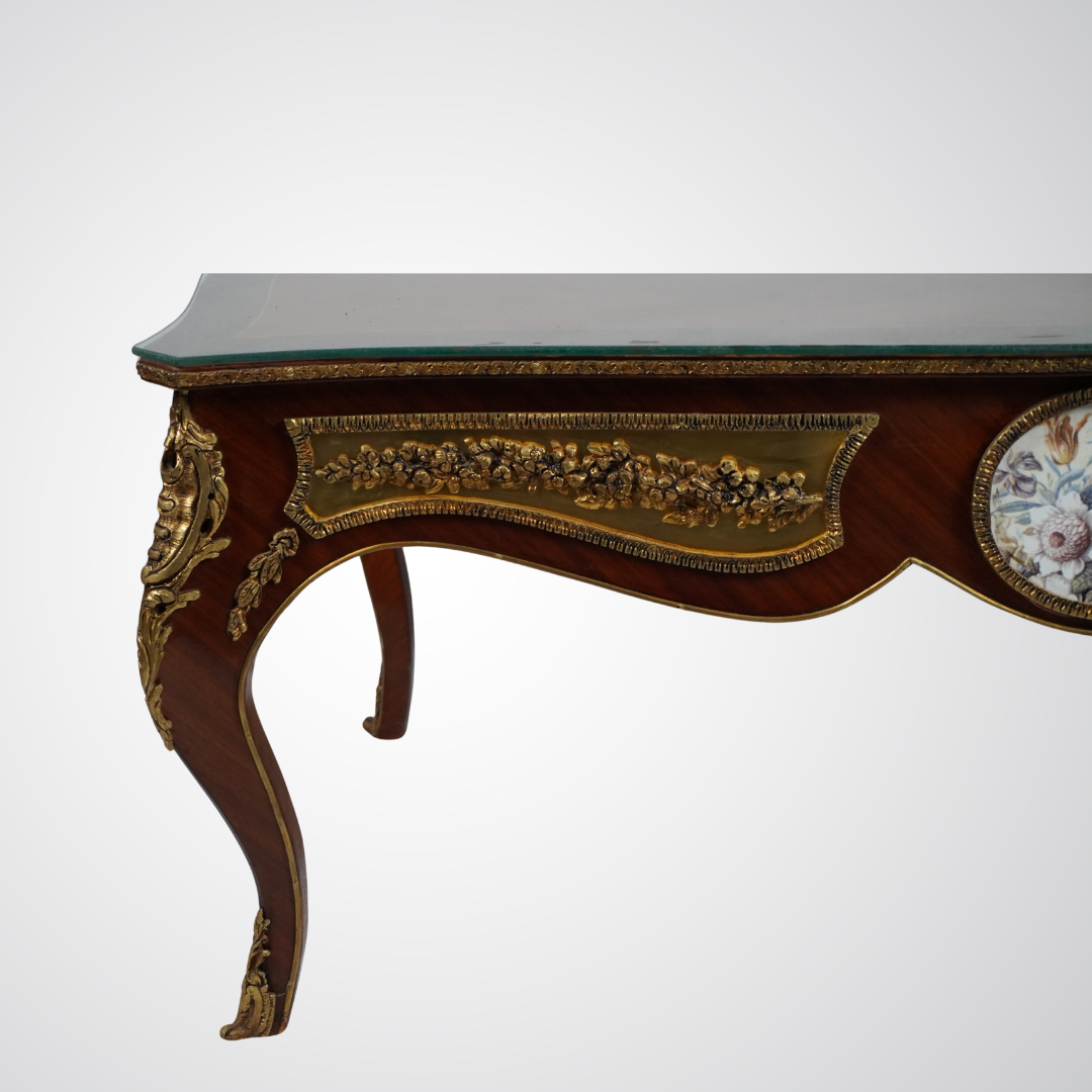 Antique Louis XV Style Gilt Bronze Mounted Coffee Table