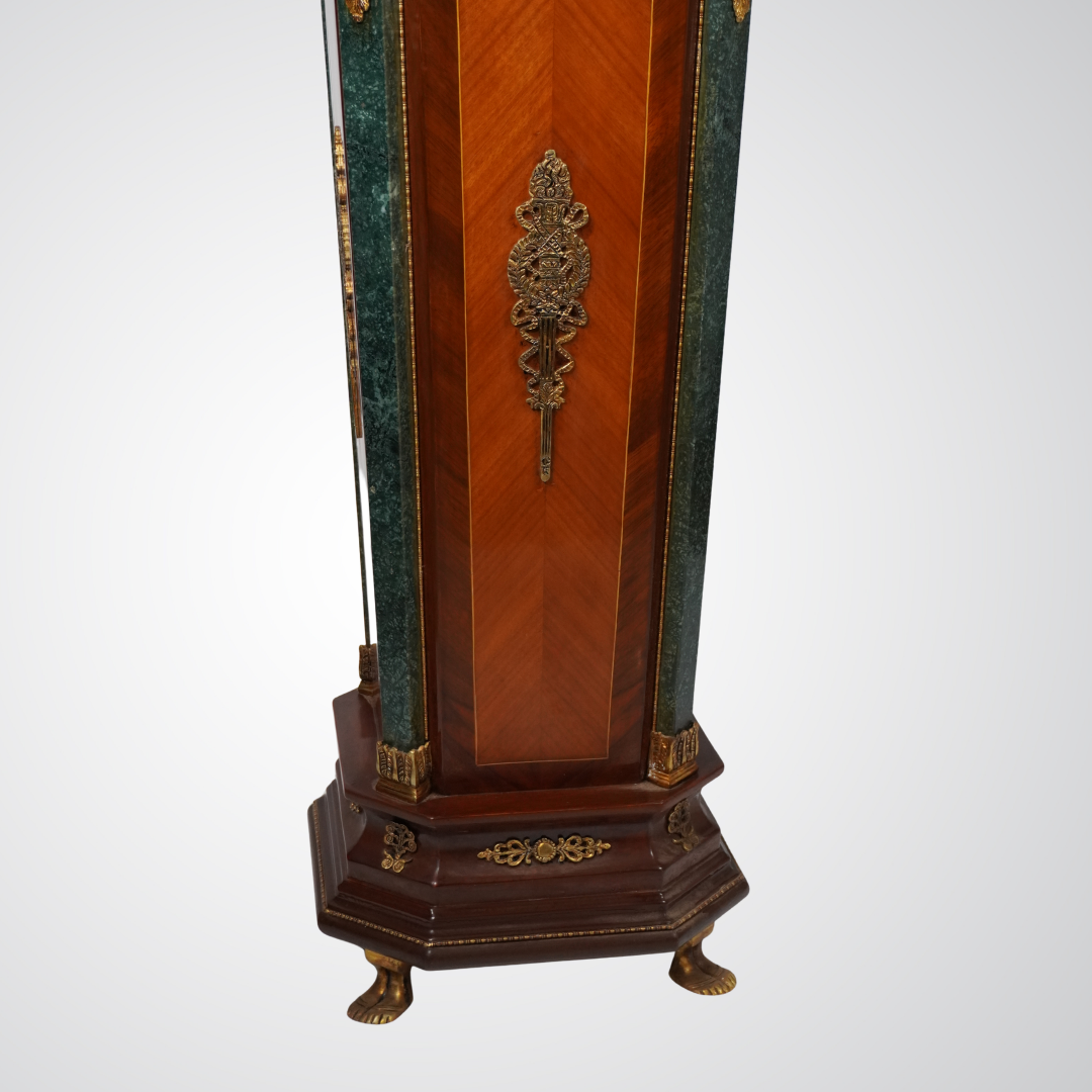 Antique French Empire Style Marble Top Pedestal Stand