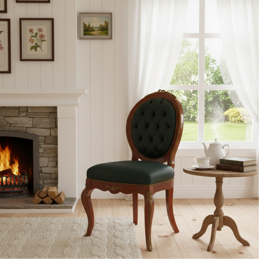 Elegant Vintage Upholstered Chair